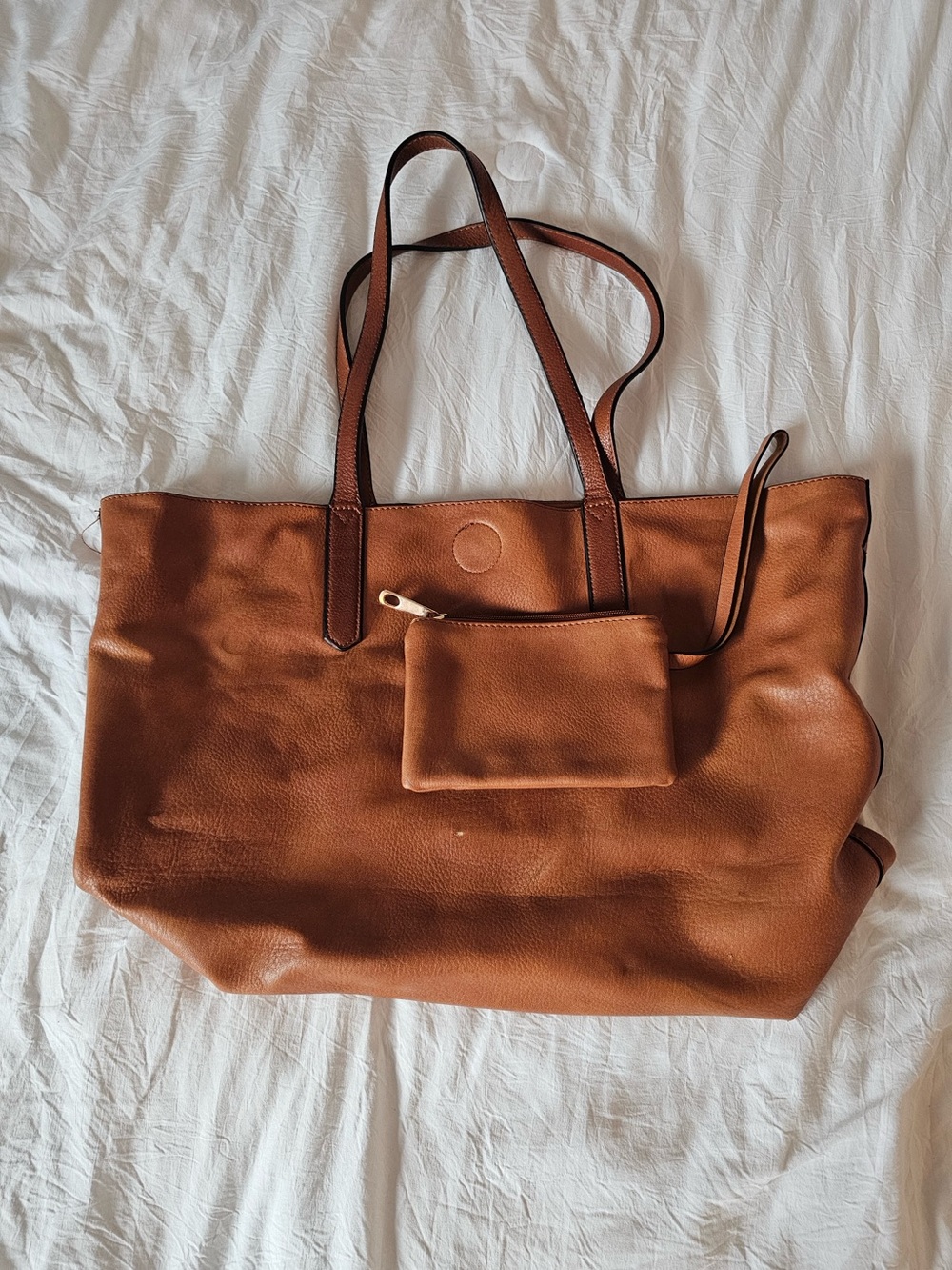 Leather Tote Bag in Brown - Classic Everyday Carry